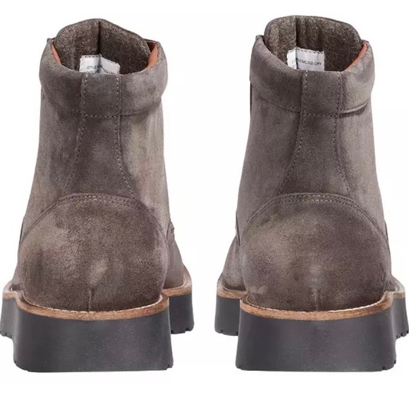 Men's Casual Lace Wedge Boots - Picture 6 of 6